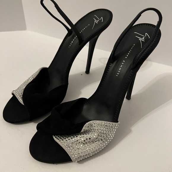 Giuseppe Zanotti Alien 115 Swarovski Crystal Heels - Womens 9.5 US (40.5EU) - Picture 2 of 6
